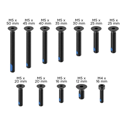 Replacement - PRO Screw Set Black